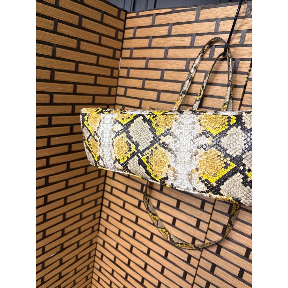Jason Wu Snakeskin Print Gold Tote Bag - Picture 7 of 10